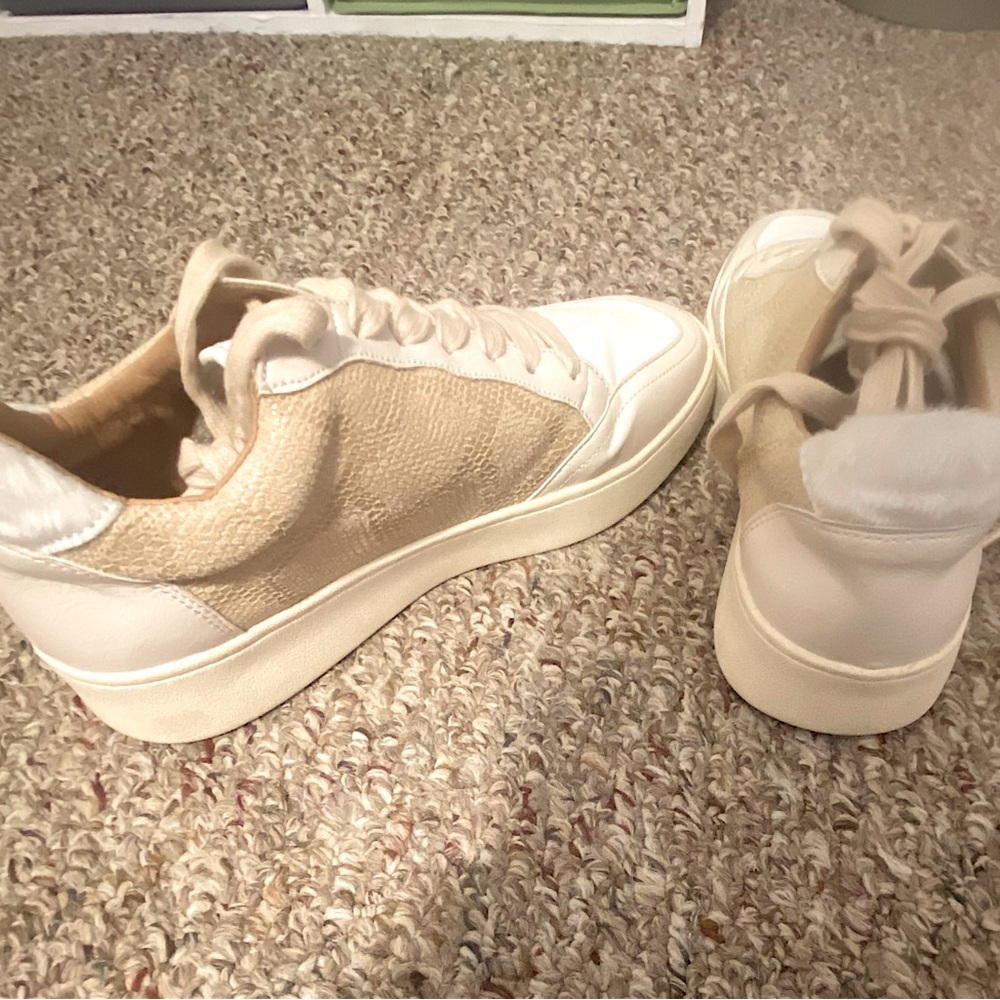 star/snake skin sneakers